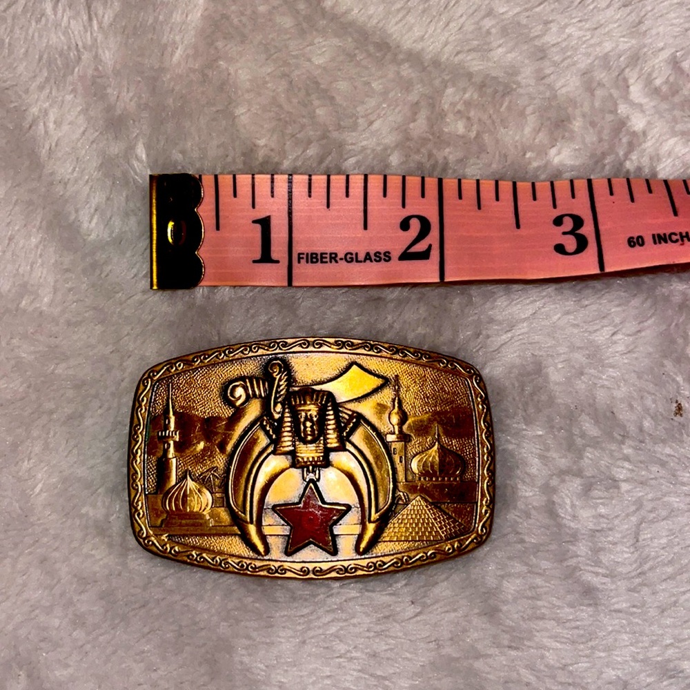 Vintage Masonic - Shriner Belt Buckle